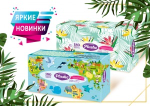 Встречайте новые яркие коробочки салфеток нон-стоп от Plushe! Встречайте новые яркие коробочки салфеток нон-стоп от Plushe!